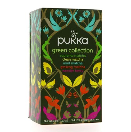 Pukka Tēja - Zaļās tējas kolekcija (20 maisiņi) x 4