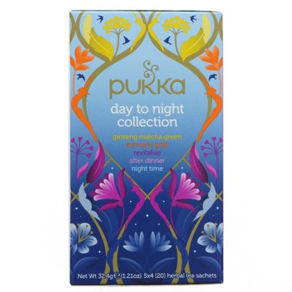 Pukka Tēja Kolekcija Day to Night (20 maisiņi) x 4